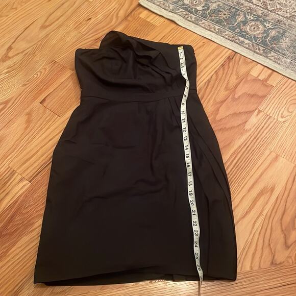 Ann Taylor loft  Black Strapless lined Dress size 0 - Picture 4 of 7